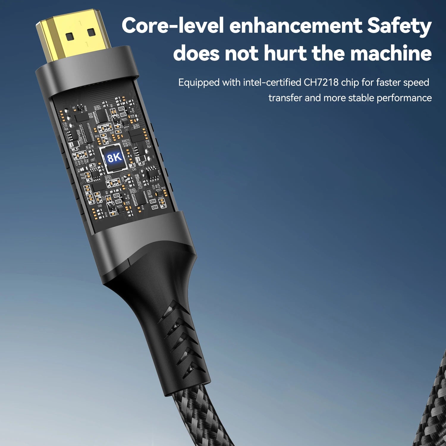Type C to HDMI Cable 8K@60Hz 4K@120Hz 2K@240Hz USB C to HDMI 2.1 Cord Compatible For TV Converter MacBook iPad Samsung Galaxy